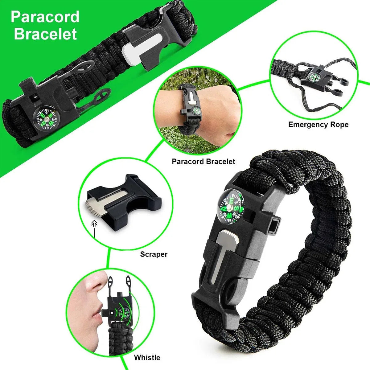 Outdoor Supplies Camping Emergency Equipment Camping Survival Tool Set Multifunction