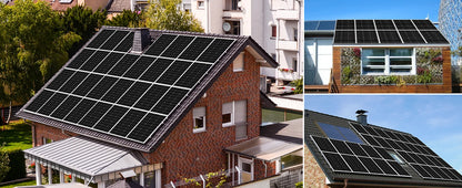 DOKIO 18V 100W Rigid Solar Panel  18V Monocrystalline Silicon Waterproof Solar Panel Charging 12V #DSP-100M Camping/Home/RV