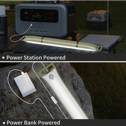 SELORSS Solar Camping Lantern 2000mAh Folding  Waterproof 3 Warm Light for Hiking Camping Fish USB-Type C