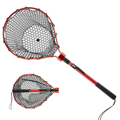 Telescoping Fishing  Net  Folding Fishing Net With Handle