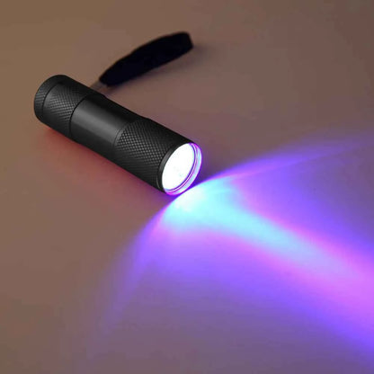 Mini Flashlight with Rope Professional Purple Light