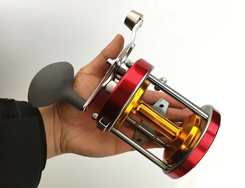 CL90 Full Metal Casting Reel Heavy Boat Fishing Reel Trolling left hand fishing tackle Salt Water rustproof big drum fish wheel