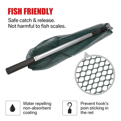 190cm 130cm 55cm Telescopic Landing Net Folding Fishing Pole Extending