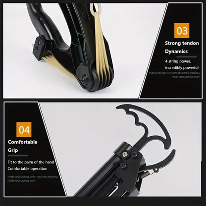 60LBS 40 Series Compound Bow Multi Strand Rubber Band Pulley Bow Outdoor Hunting And Shooting Slingshot Tools