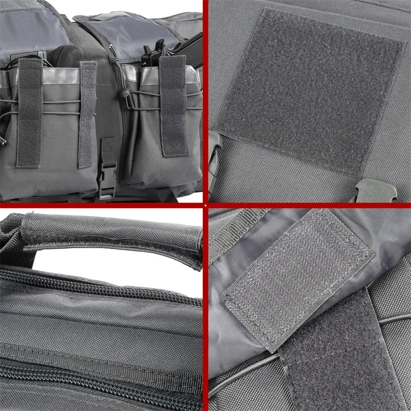LQARMY 32 38 42 48 inch Double Rifle Case  Airsoft Gun Case
