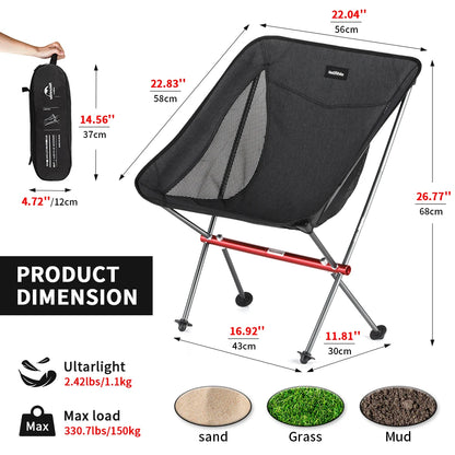 Naturehike Camping Chair YL05 YL06 Chairs Ultralight Folding Chair