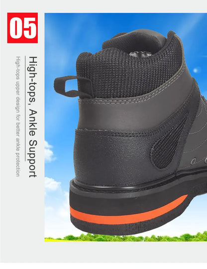 Fly Fishing Shoes, Fishing Waders Shoes, Felt Sole With Or Without Nails Fishing Boots, Self-lock Hunting Fishing Equipment