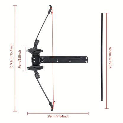 Steel Ball 18 Continuous Firing Compound Bow, Arrow Shooting Dual-purpose Folding Bow and Recurve Bow, Outdoor Shooting Sport