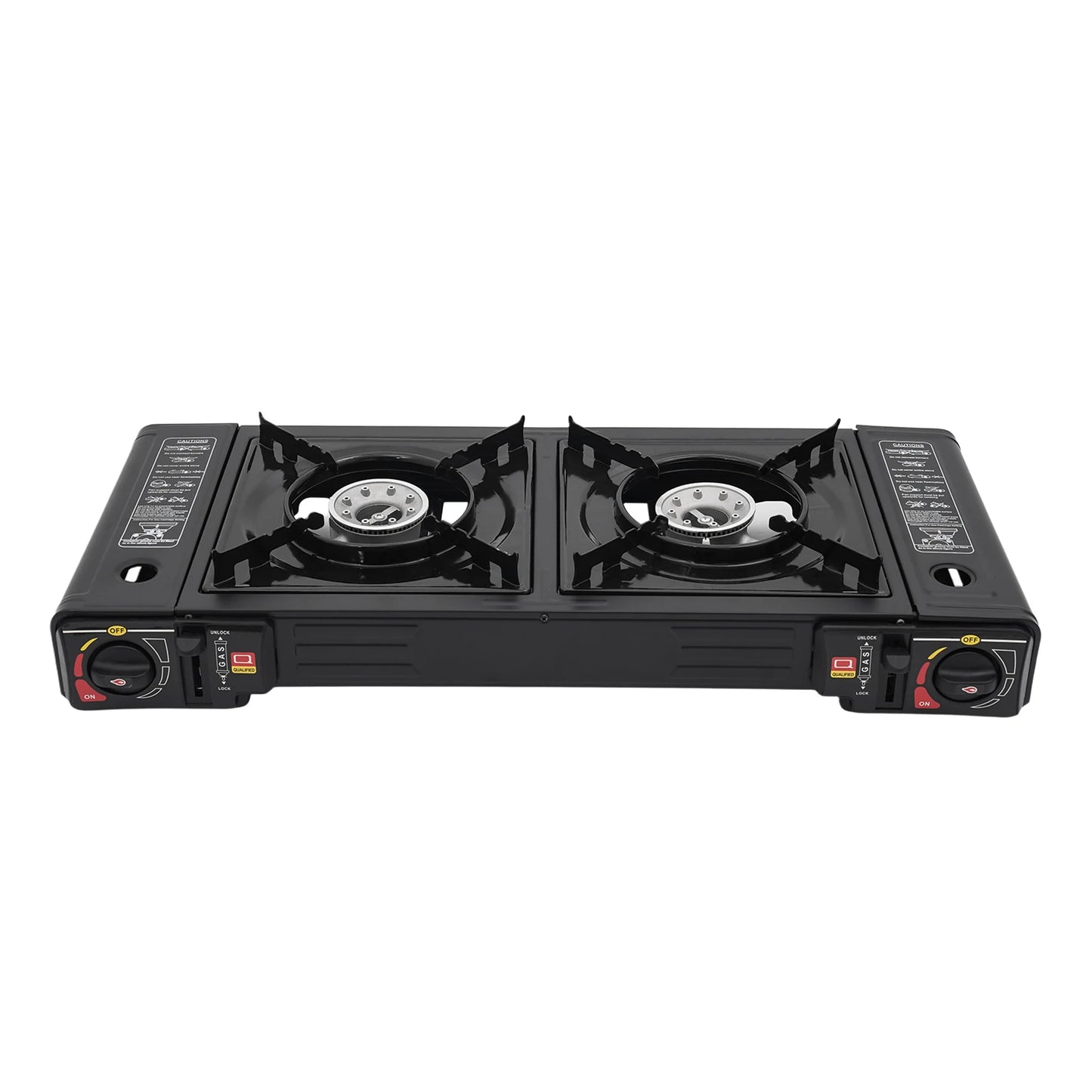 Portable Camping Stove with Storage Case, 2 Burner