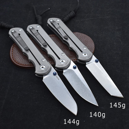 Chris Reeve CR S35VN Blade Ball Bearing  Titanium Alloy Survival Tool High Hardness Sharp EDC