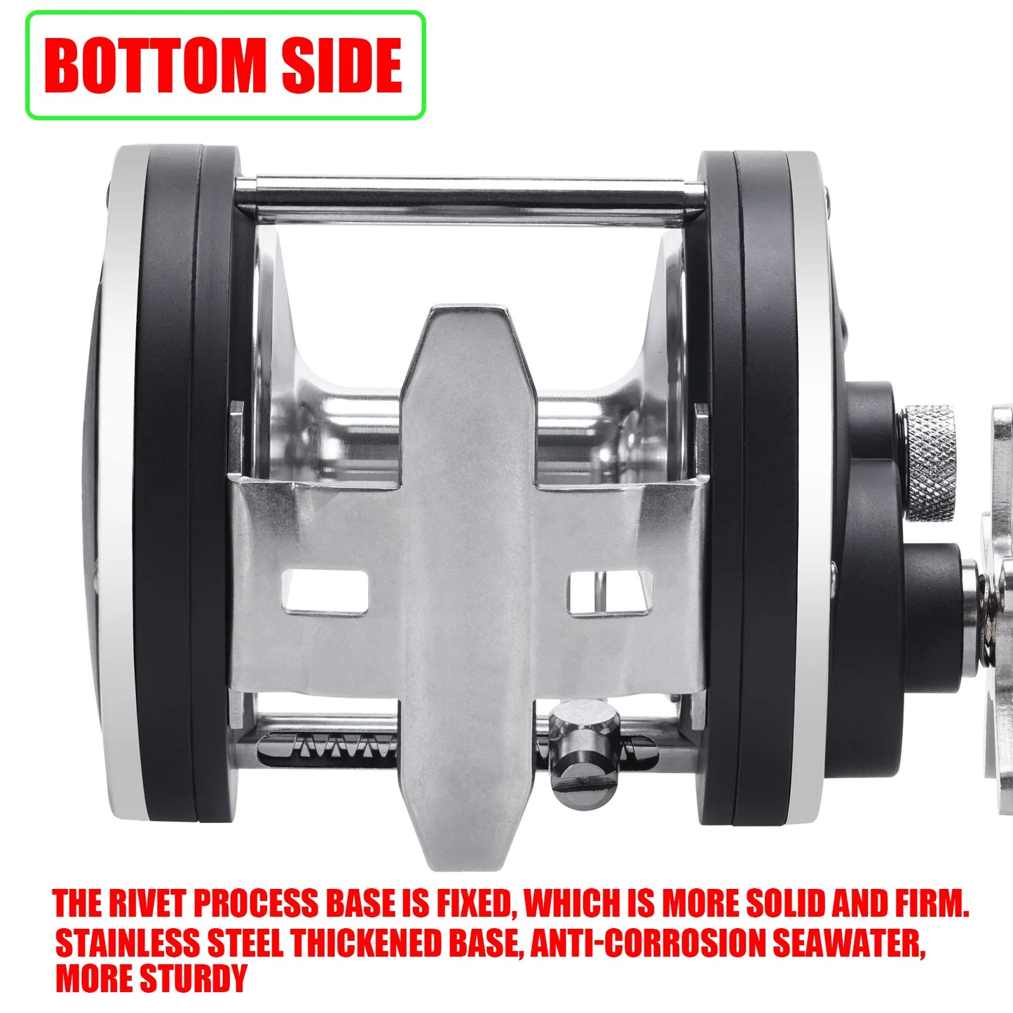 Saltwater Fishing Reels 7+1bb Casting  Gear Ratio 4.1/4.4:1 20-30KG Baitcasting Reel