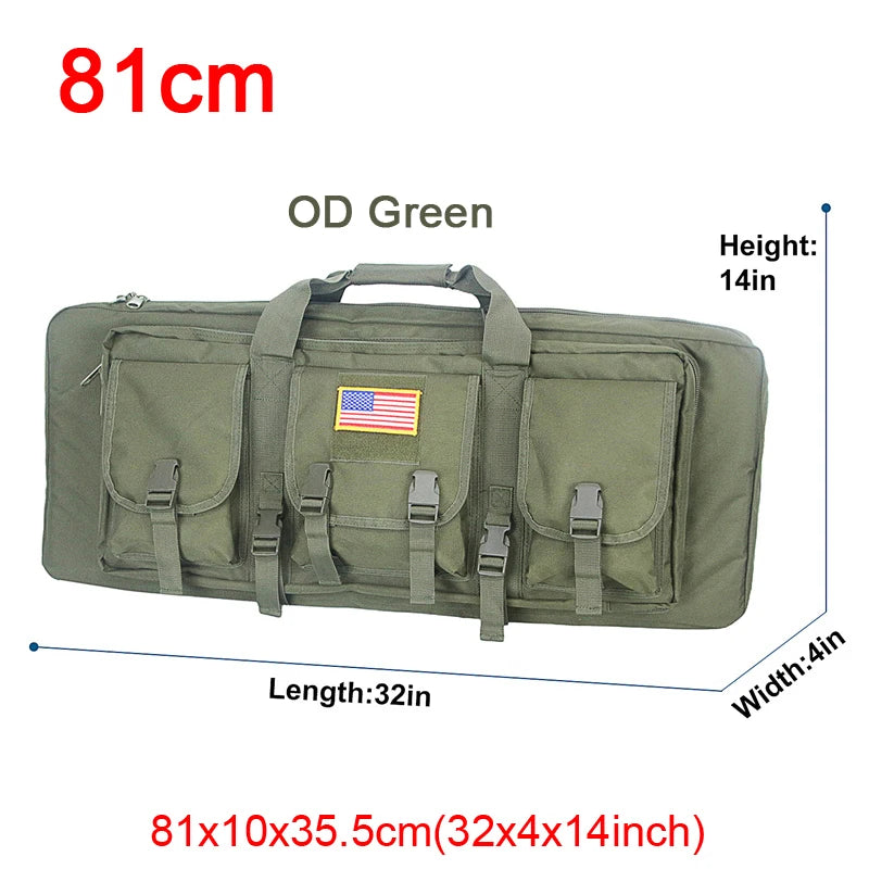 LQARMY 32 38 42 48 inch Double Rifle Case  Airsoft Gun Case