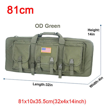 LQARMY 32 38 42 48 inch Double Rifle Case  Airsoft Gun Case