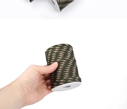 5M/15M/30M 7-Core 550 Paracord 4mm Parachute Cord Outdoor Camping