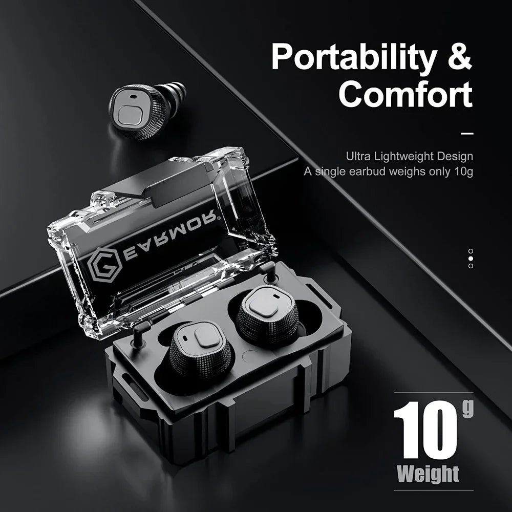 EARMOR M20 Electronic Earplugs Shooting Range Hunting Hearing ear Protection Earbuds Active Noise Canceling Earmuff