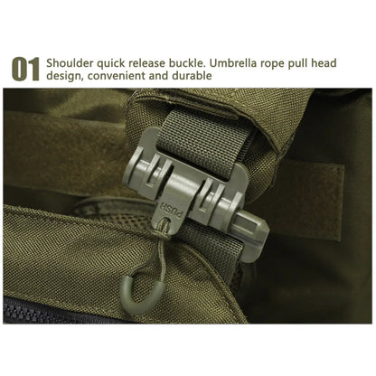 Outdoor training vest multi-functional MOLLE expansion convenient quick release vest waterproof and wear-resistant
