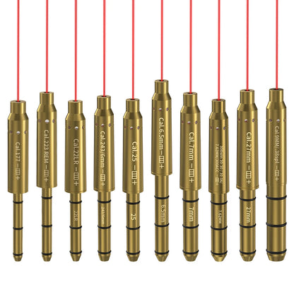 9MM/38SPL Red Laser Boresighter Cartridge Dot Sight