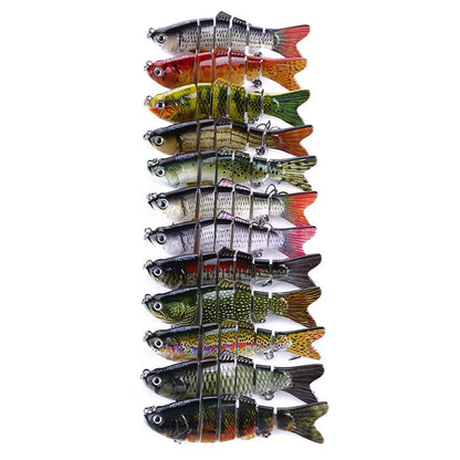 5pcs Bionic Fishing Lure fishhooks set Lifelike Fish Bait Artificial Swimbaits hook for Freshwater Saltwater Fishing Accessories