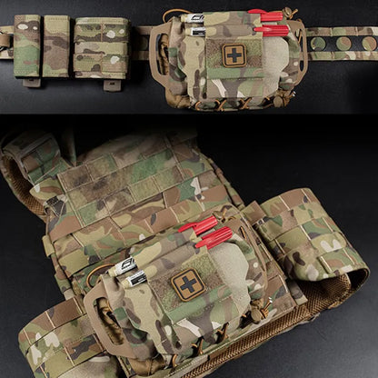 OPHIDIAN Tac  IFAK Medical Pouch MOLLE Rapid Deployment First-aid Kit Survival Outdoor Hunting Emergency Bag Camping Medical Kit