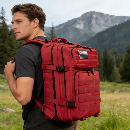 45L Tactical Fishing Backpack Large 3 Day Outdoor Rucksack Hiking