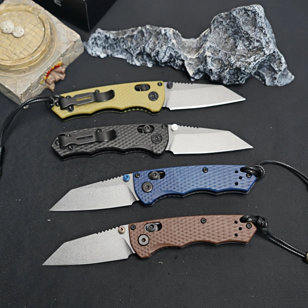 BM 290 model outdoor small knife, multifunctional folding knife, outdoor camping and fishing,