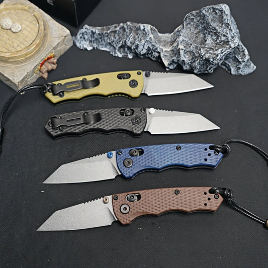 BM 290 model outdoor small knife, multifunctional folding knife, outdoor camping and fishing,