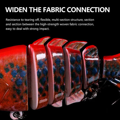 8cm 13g 10PCS Fishing Lure Swimbait Lifelike Fishing Hard Lure Crankbait With 2 Hook Fishing Baits