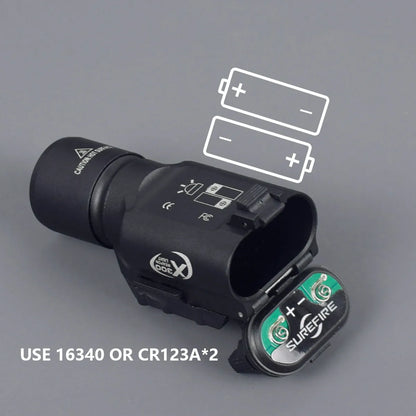 Tactical SureFire LOGO X300 Ultra XH35 X300UH-B Weapons Gun Light Lanterna Torch For Airsoft Pistol G17 G18 G19 G22 20mm Rail