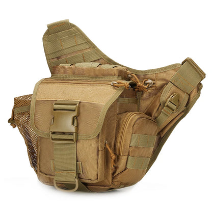 Outdoor Waterproof Durable Men Climbing Chest Shoulder Bag