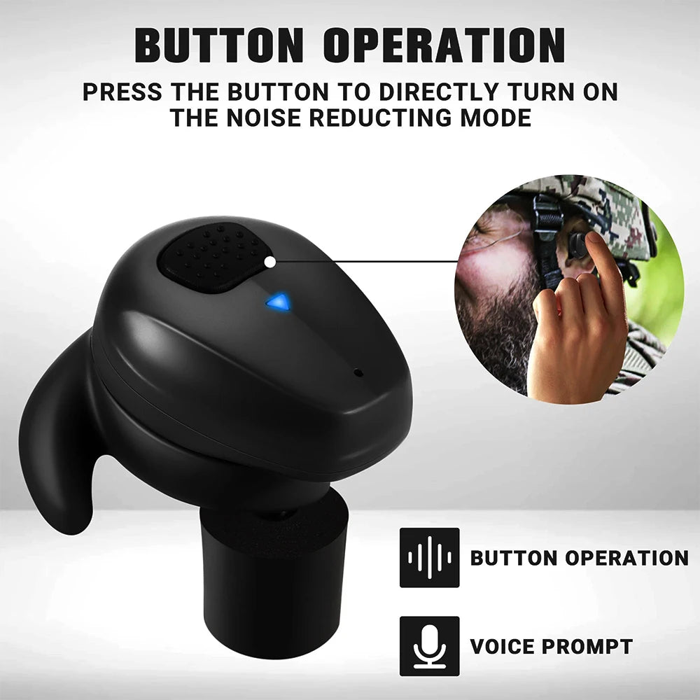Electronic Anti-Noise Communication Entertainment Earplugs, Maintenance & Gun Range Noise Canceling Hearing Protection Headset