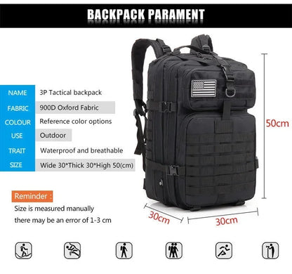 45L Man Tactical Backpacks Traveling Bags Outdoor For Trekking Hunting Bag camping equipment