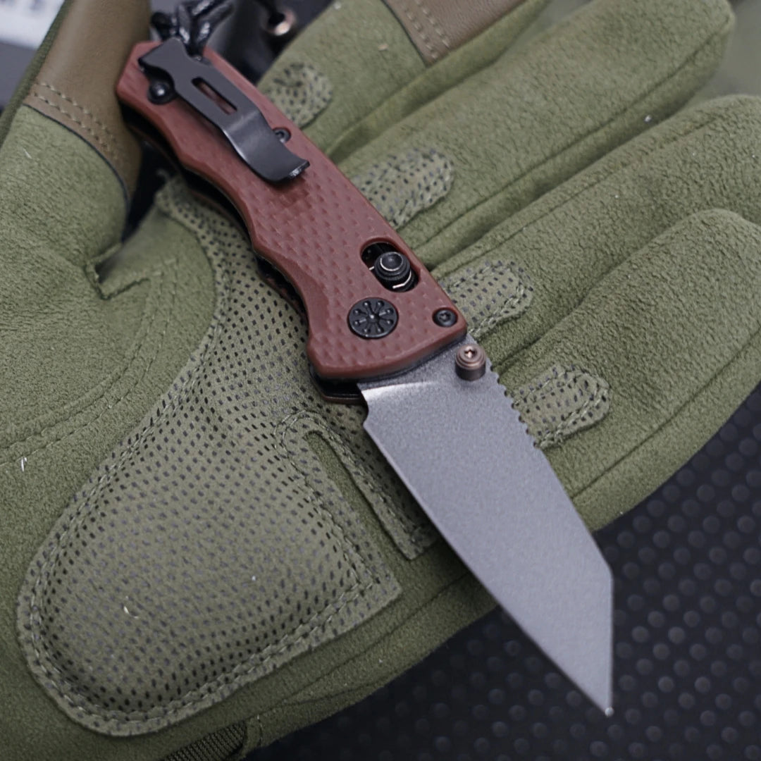BM 290 model outdoor small knife, multifunctional folding knife, outdoor camping and fishing,