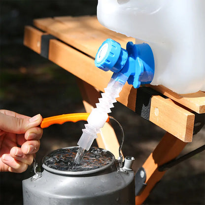 10/11/12L Drinking Water Container with Spigot Leakproof Camping Water Tank Large Capacity