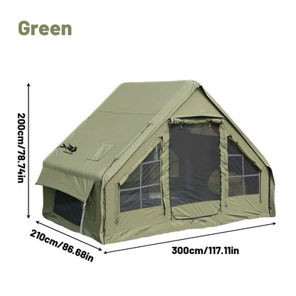 Inflatable Tents For Adult Camping, Luxury Camping Tents, Inflatable Tents With Stove Plug, 4/6/8 Person Family Camping