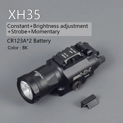 Tactical SureFire LOGO X300 Ultra XH35 X300UH-B Weapons Gun Light Lanterna Torch For Airsoft Pistol G17 G18 G19 G22 20mm Rail
