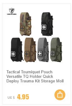 Roll 1 Trauma Pouch IFAK Medical Kits Storage Belly Hunting Waist Bag