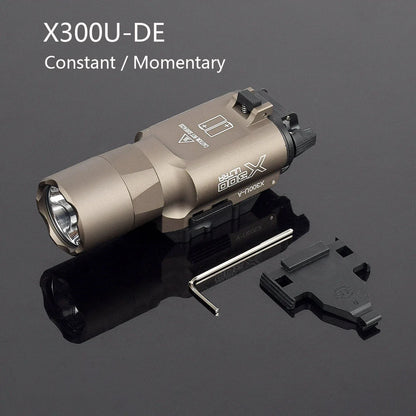 Tactical Surefire X300 X300U X300UH-B XH35 Pistol X300V Scout Light Airsoft Weapons Strobe Flashlight Hunting Gun Gear