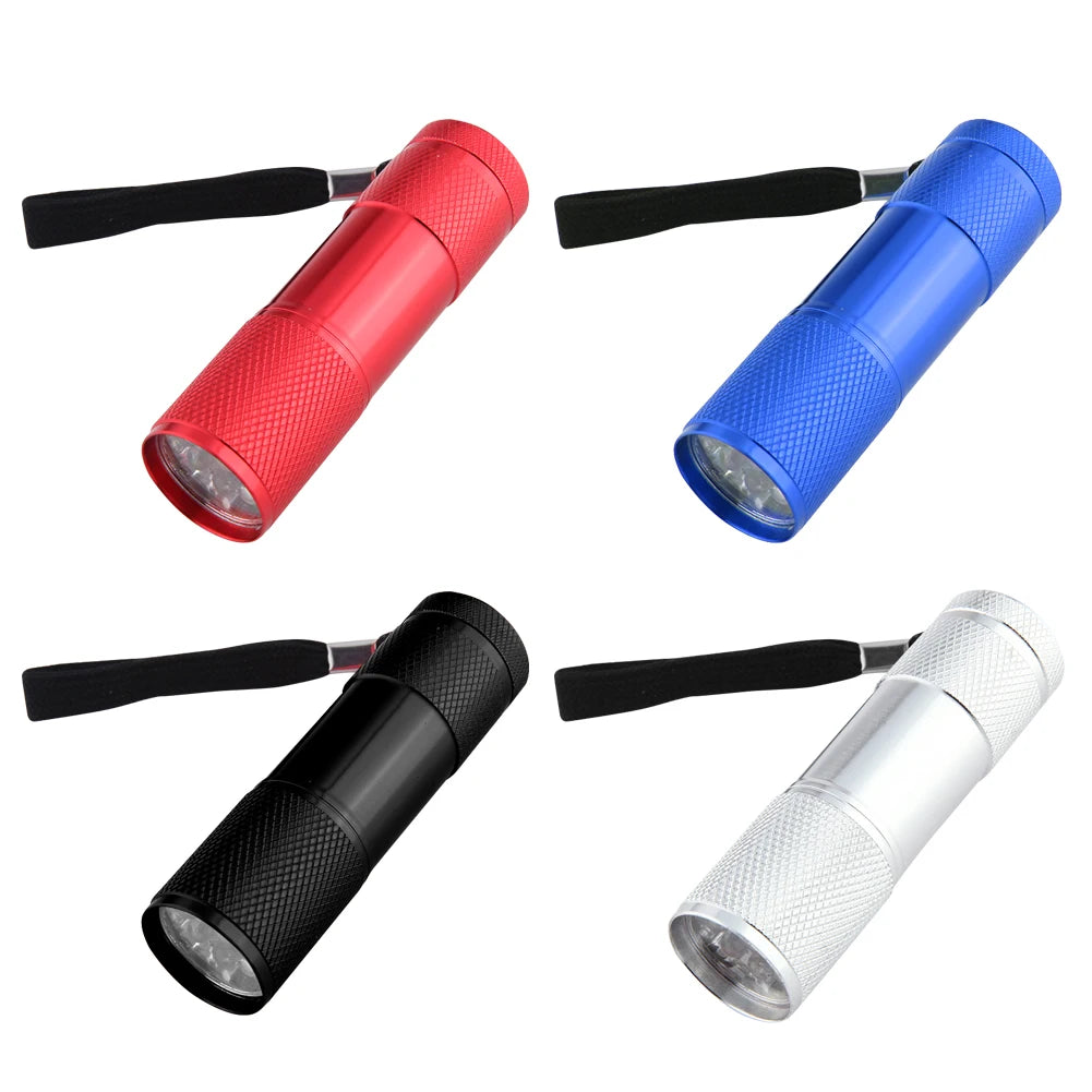 Mini Flashlight with Rope Professional Purple Light
