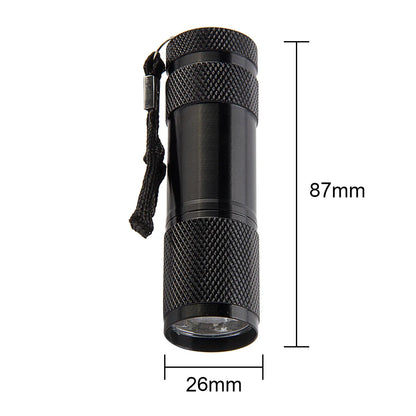 Mini Flashlight with Rope Professional Purple Light