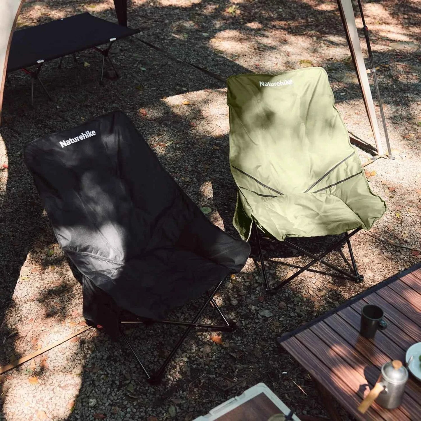 Naturehike Sea Star Recliner Outdoor Folding High Back Moon Chair 2-Position Adjustable Portable