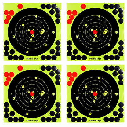 100-10PCS 8-inch Splatter Target High Visibility Adhesive Shooting Target Stickers Reactive