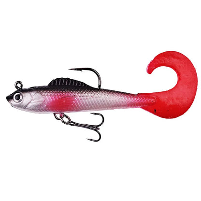6PCS Wobblers Artificial Baits Fishing Tackle Soft Silicone Bait  Swimbait2027