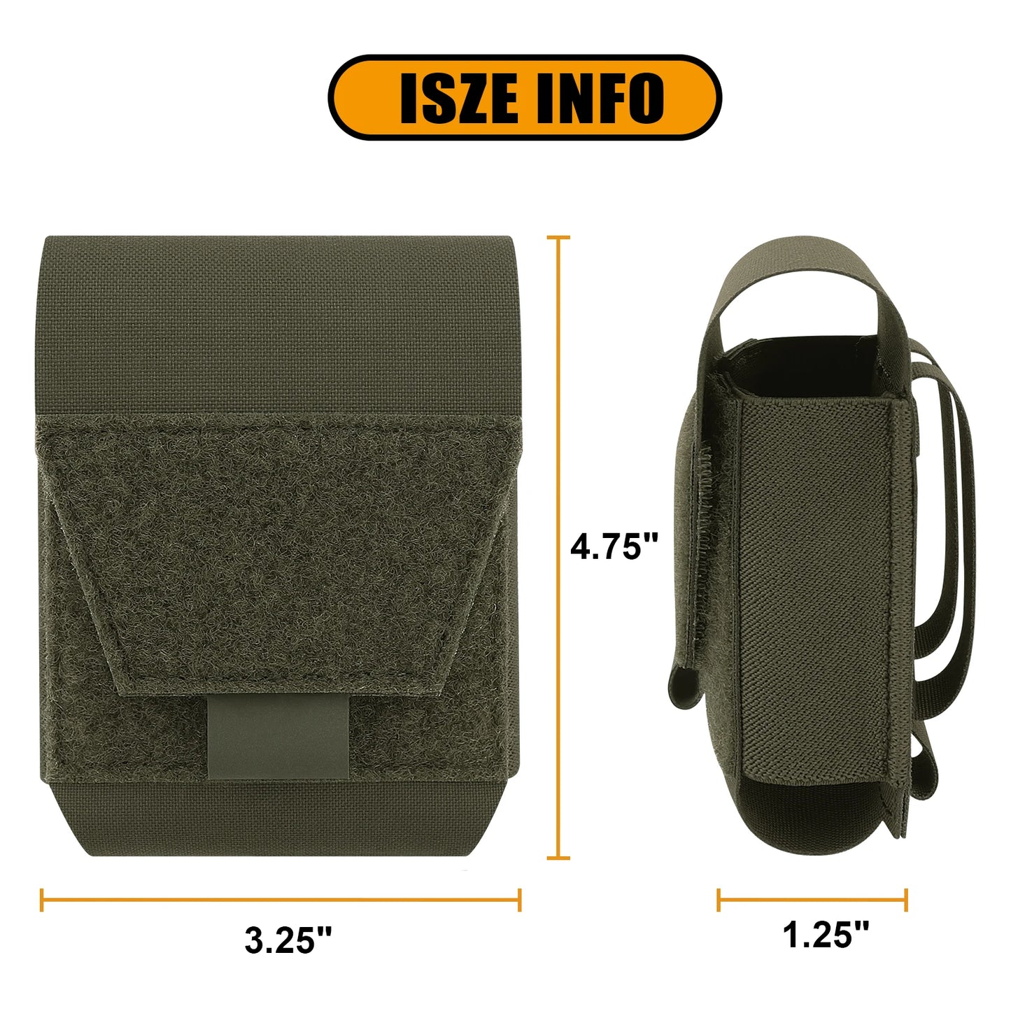 KRYDEX Tactical Handcuffs Pouch Low Profile