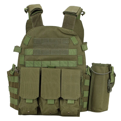 Nylon Tactical Vest Body Armor Hunting Carrier Airsoft Accessories Men Combat MOLLE Camo Military Army Vest Outdoor CS Hunting