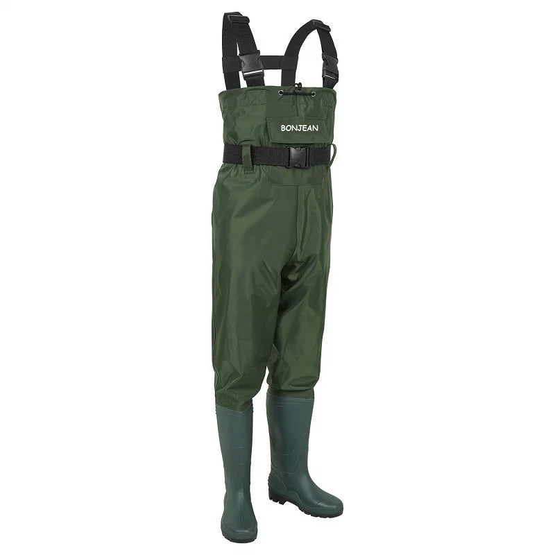 Waterproof Fishing Waders  Chest-Length  With Boots Durable Breathable Overalls Kit for Men Women Outdoor Raft Hunting