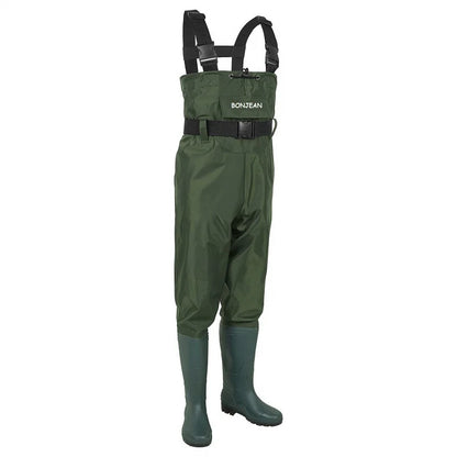 Waterproof Fishing Waders  Chest-Length  With Boots Durable Breathable Overalls Kit for Men Women Outdoor Raft Hunting