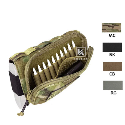 KRYDEX Tactical Rifle Stock Pack For Right Hand Cheeck Pad Buttstock