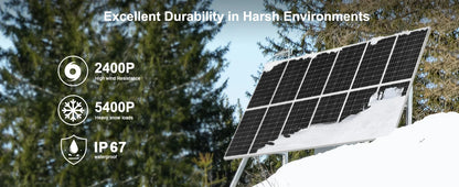 DOKIO 18V 100W Rigid Solar Panel  18V Monocrystalline Silicon Waterproof Solar Panel Charging 12V #DSP-100M Camping/Home/RV