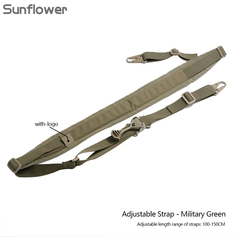 US Warehouse Tactical Nylon Rifle Sling Quick Adjustment 2 Point Padded