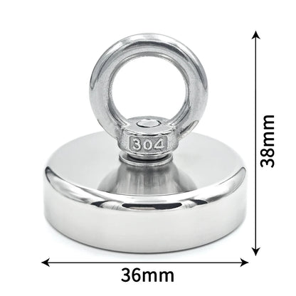 D16~D42mm Super Strong Neodymium Fishing Hook N52 Heavy Duty Rare Earth Neodymium